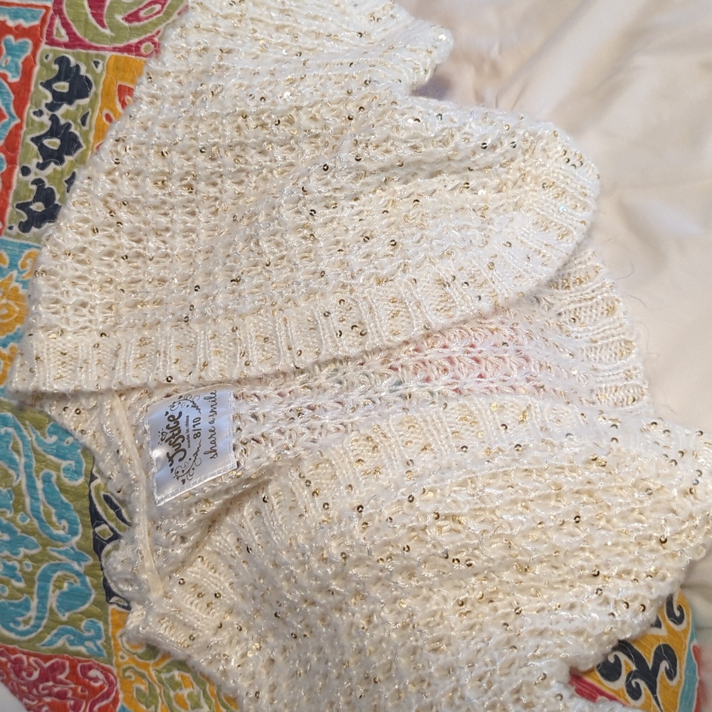 Justice girls shrug/sweater 8/10
